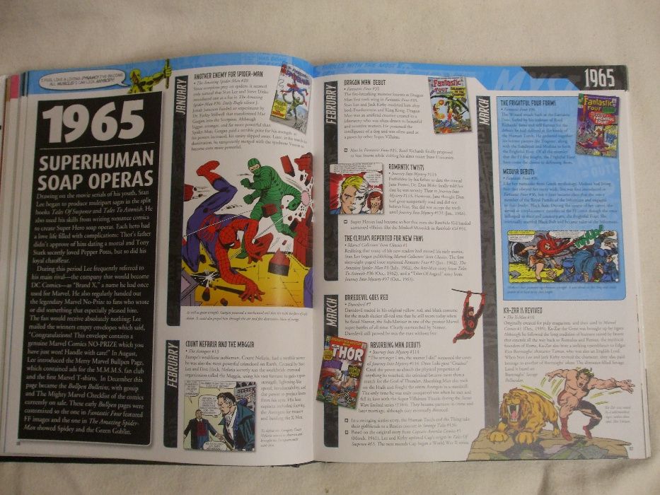книга история комиксов Marvel Comics year by year Год за годом