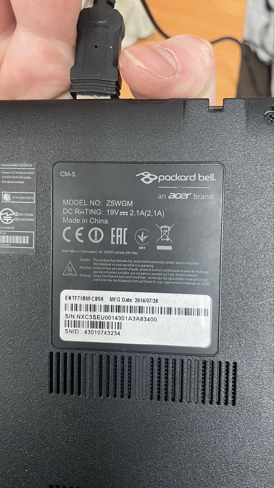 Ноутбук Acer 15.6, для работы, для учёбы