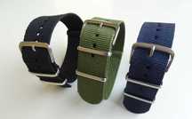 Pasek do zegarka NATO 18mm 20mm 22mm nylonowy czarny zielony granatowy