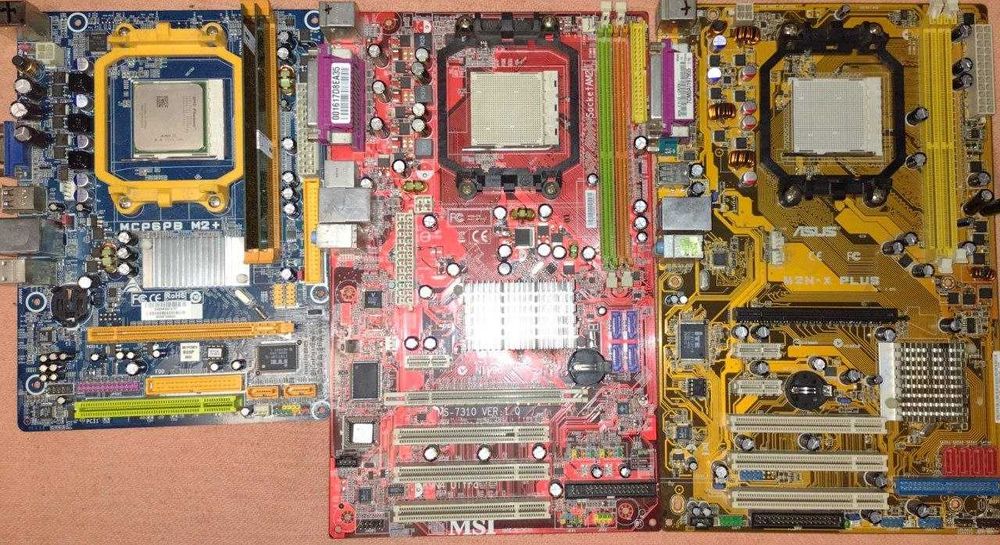 Материнські плати Am2, s775 10штук одразу працювали Asus Msi