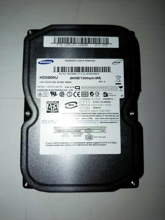 Disco HDD 80Gb 3.564738803675777120