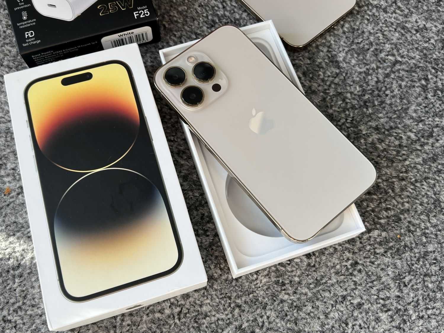 iPhone 13 Pro 256GB GOLD ZŁOTY Rose Bateria 97% Gwarancja SZKŁO