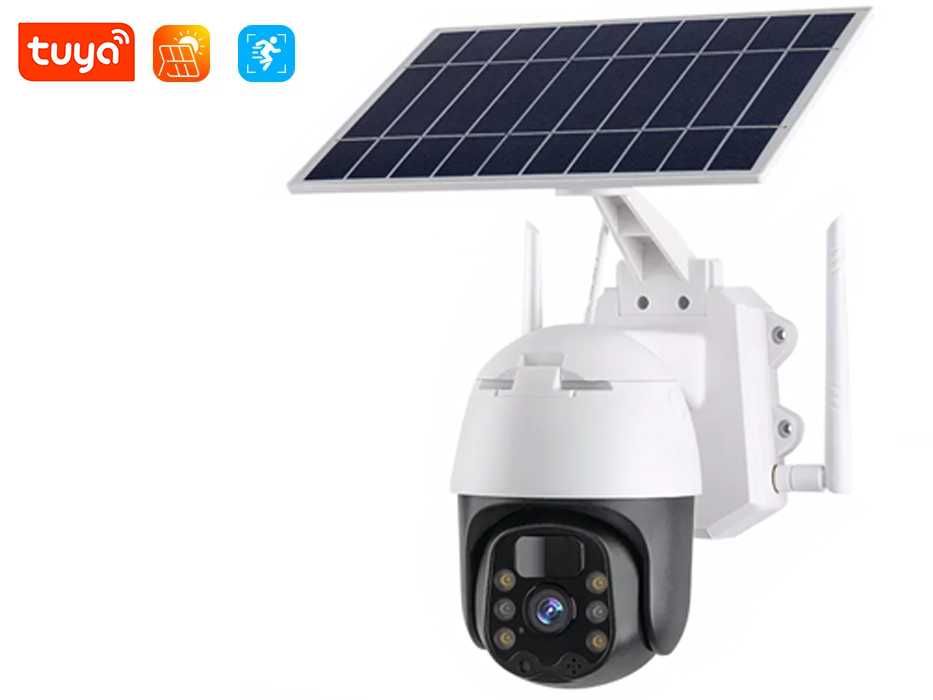Câmara Vídeo Vigilância Solar 100% Sem Fios PZT 360º WiFI (NOVO)