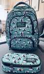 CoolPack Plecak szkolny w pandy 24l z kieszonką termiczną oraz piórnik