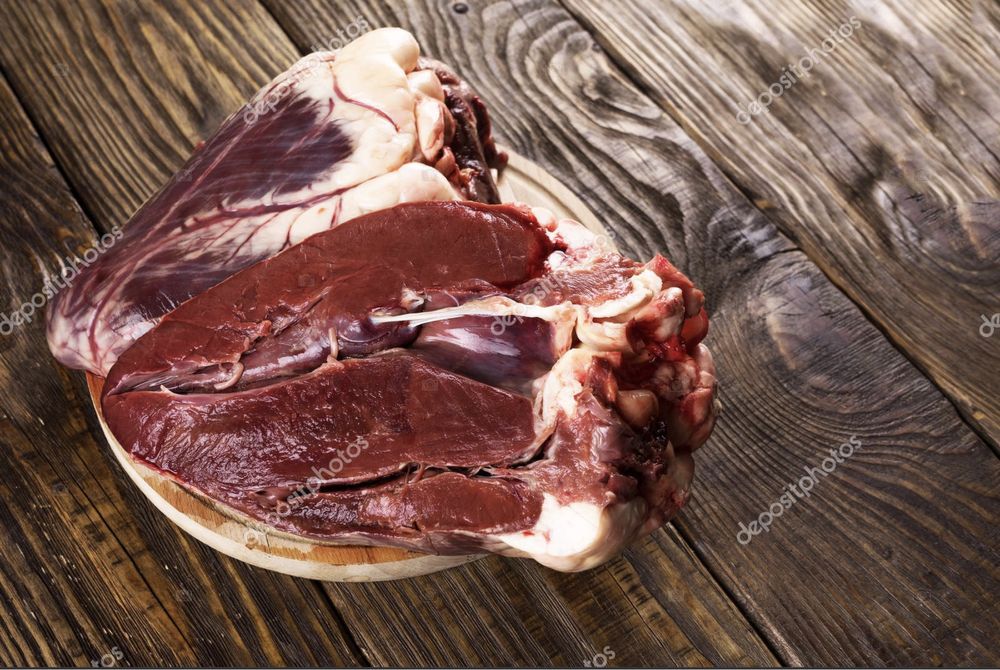 Печень сердце вымя язык субпродукты мясо полуфабрикаты говядина