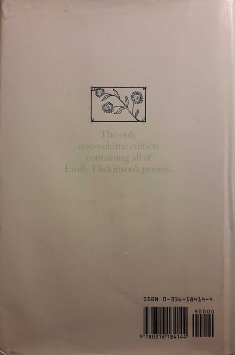 Livro - The Complete Poems of Emily Dickinson