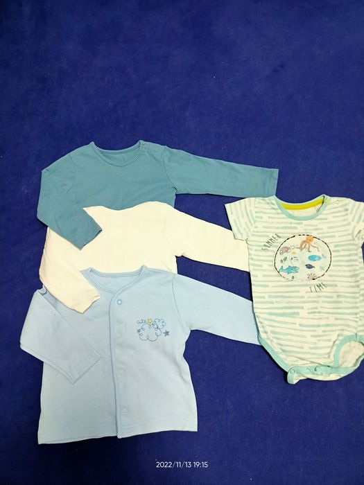 ubranka niemowlęce r.68--31szt.--JAK NOWE--H&M, CoolClub Smyk