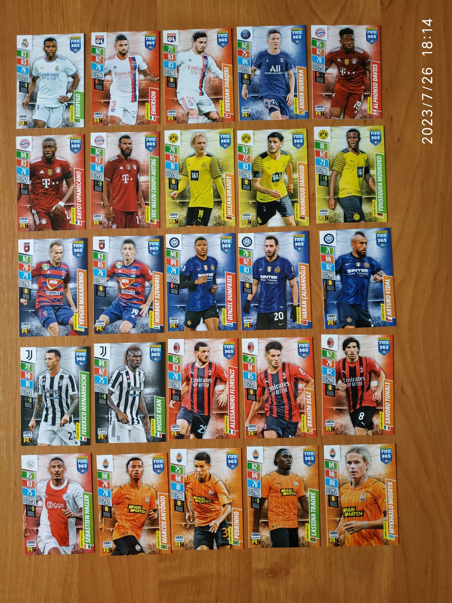 Panini FIFA 365, 2022 zestaw - album plus 50 kart (Update)