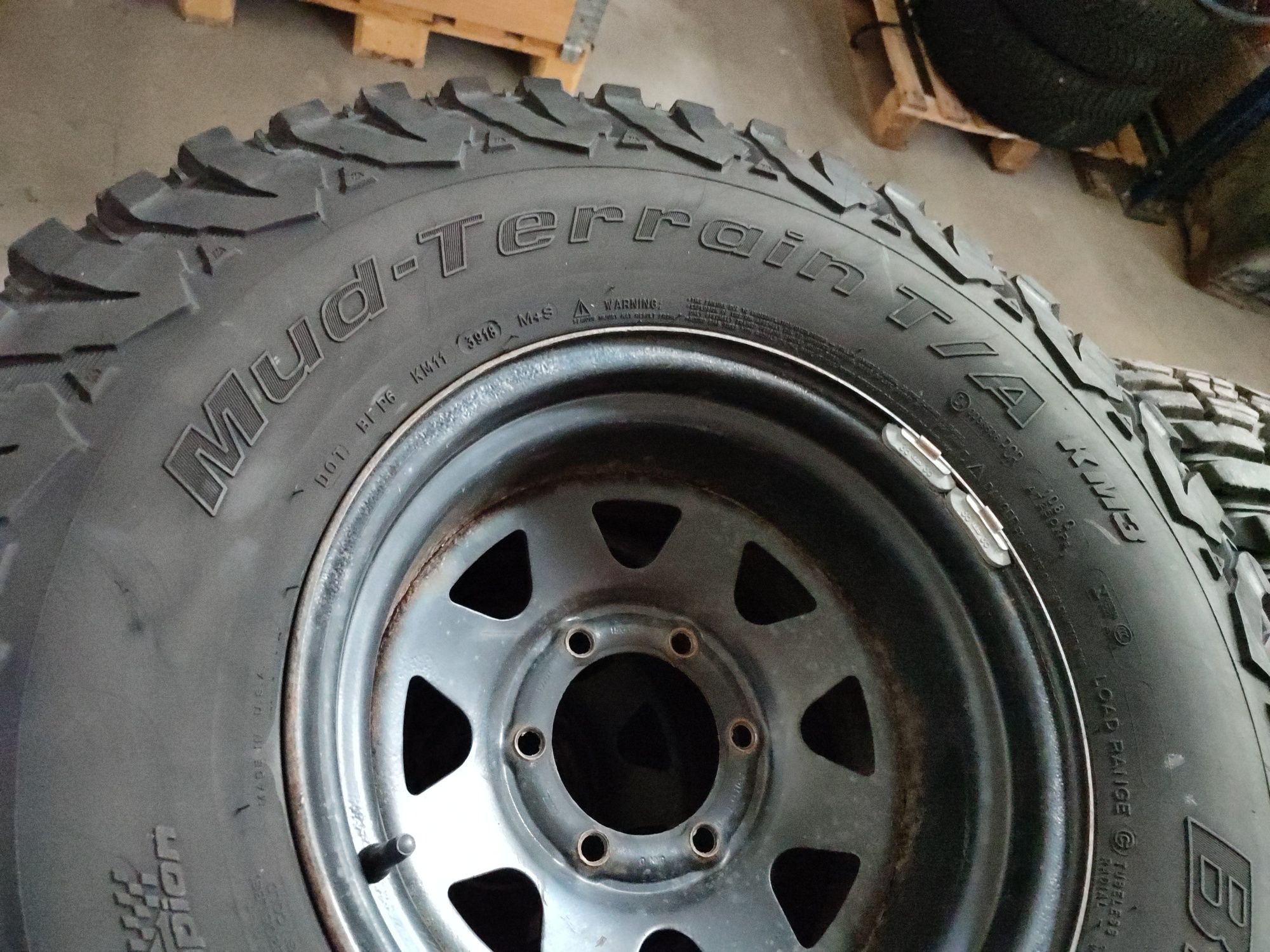 Opony z felgami patrol mud- terrrain R 15