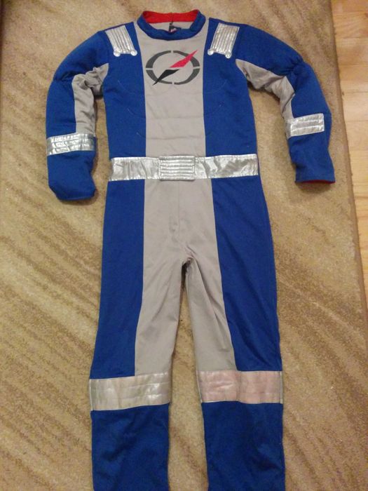 2x STRÓJ+MASKA/Adventure/5-8/110-128/Power Ranger/Jason/Billy/karnawał