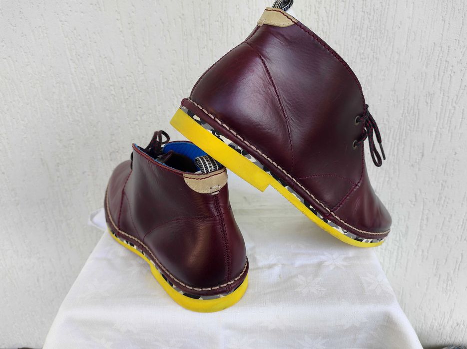 Брендовие кожанние ботинки Swear London р.44