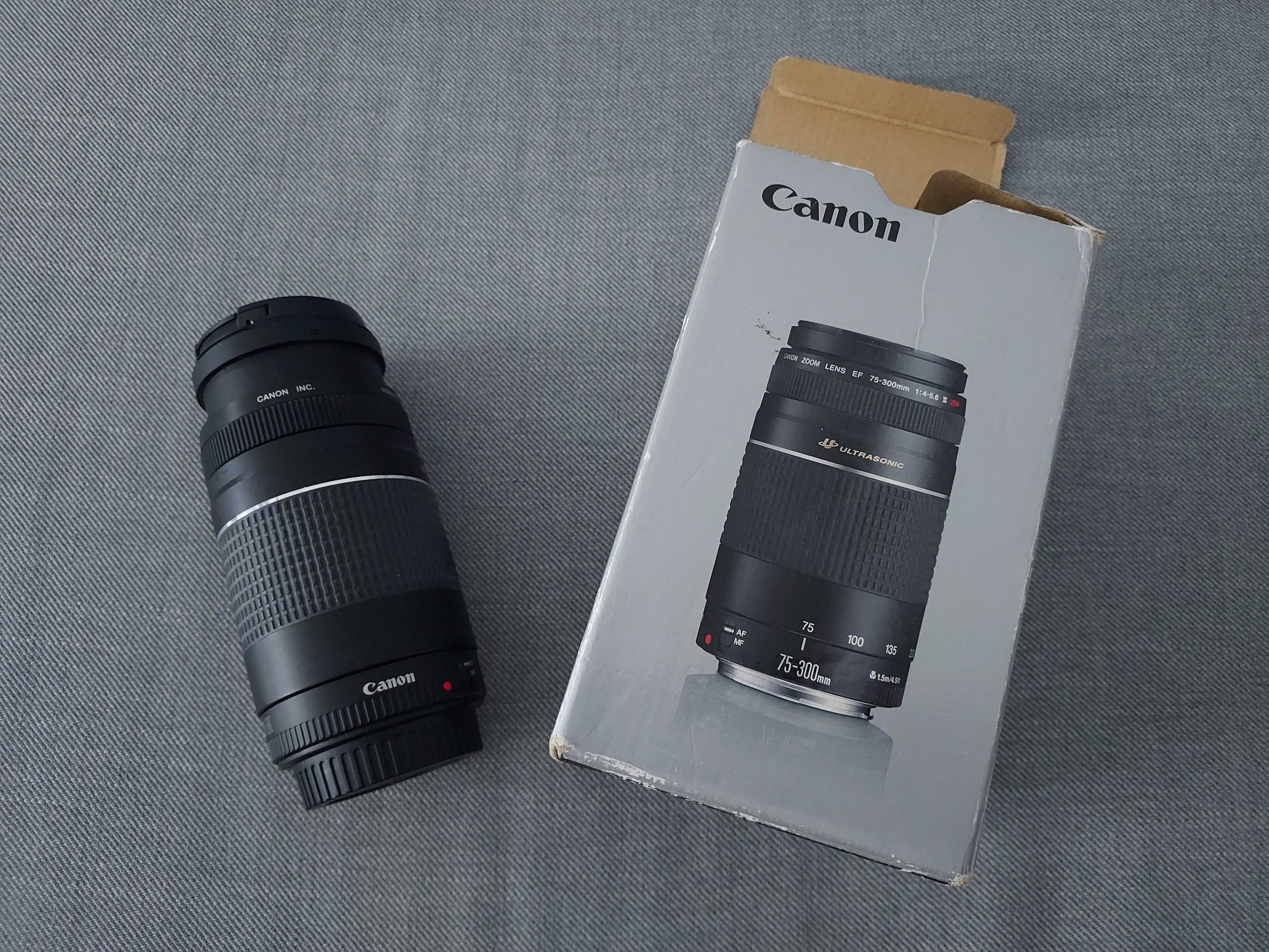 Obiektyw CANON 75-300 mm f/4-5.6 III USM jak nowy!