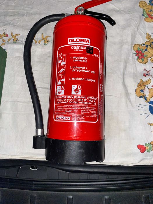 Gaśnica pianowa 6 litrów GPN-6x AB 183B