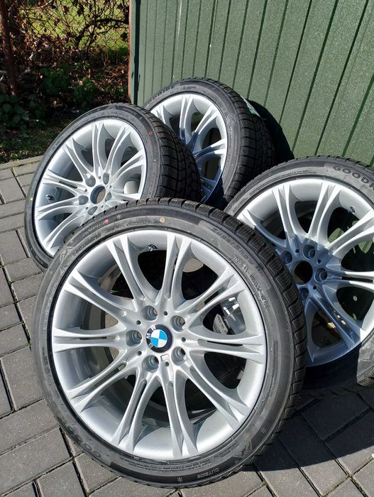 Koła zimowe 18 cali BMW E60 styling 135 et20 8j M-pakiet + nowe opony