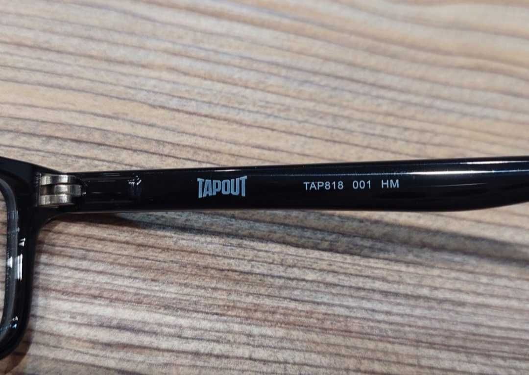 Czarne wąskie oprawki męskie TAP 818 od Tapout!