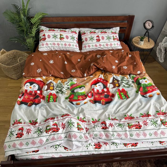 Постіль НОВОРІЧНА різдво Новий рік натуральна