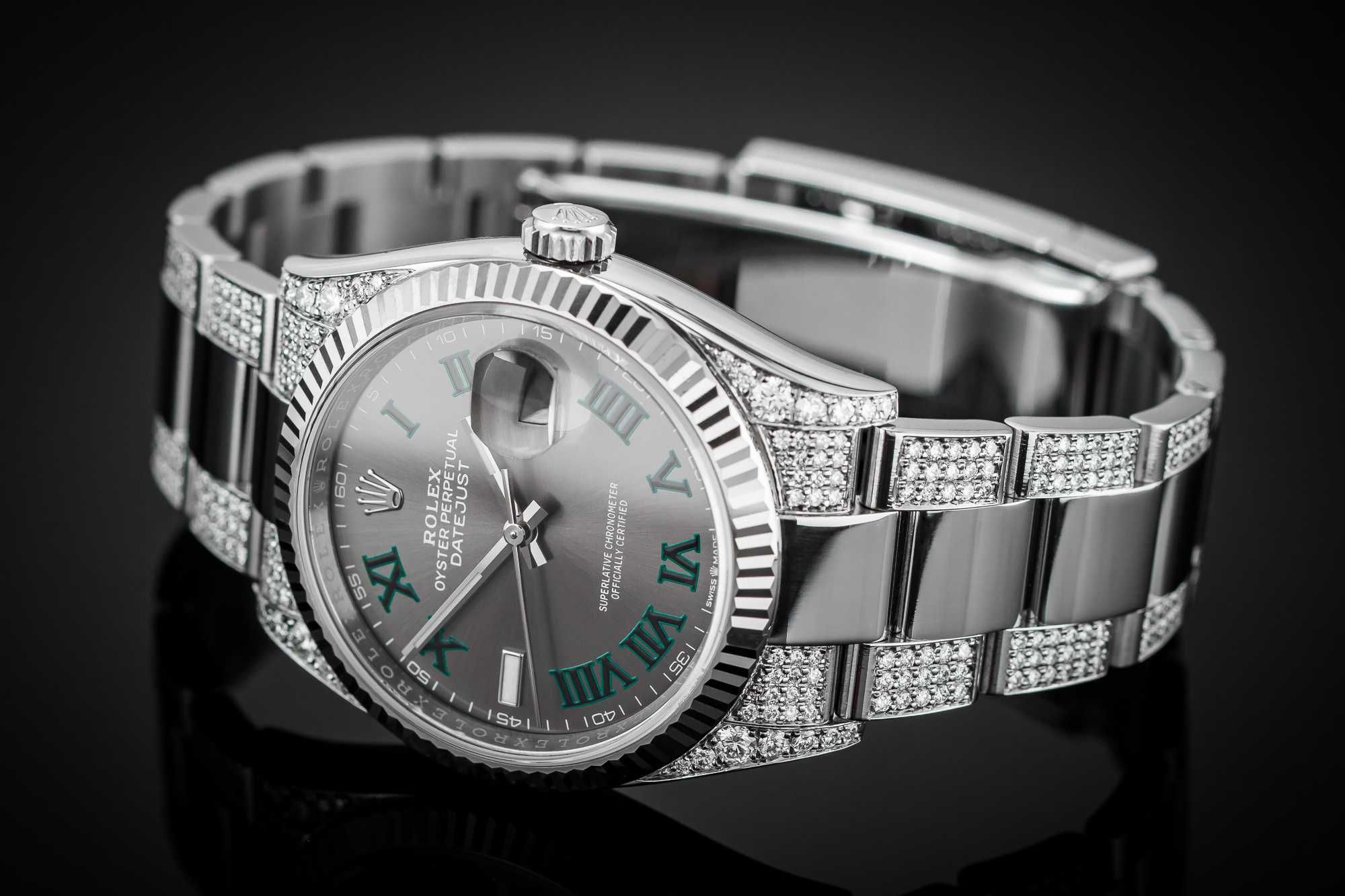 WImbledon ICED - diamentowy ROLEX Datejust 36