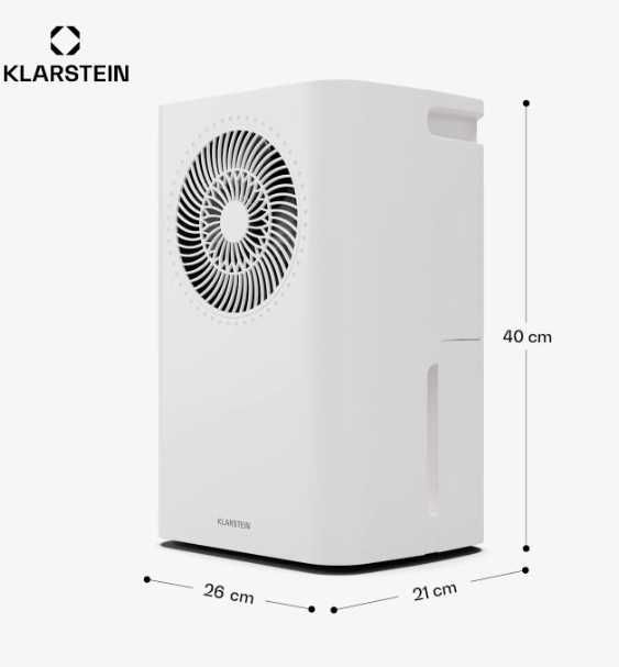 Компактый Осушитель воздуха KLARSTEIN CircleDry 12L Smart