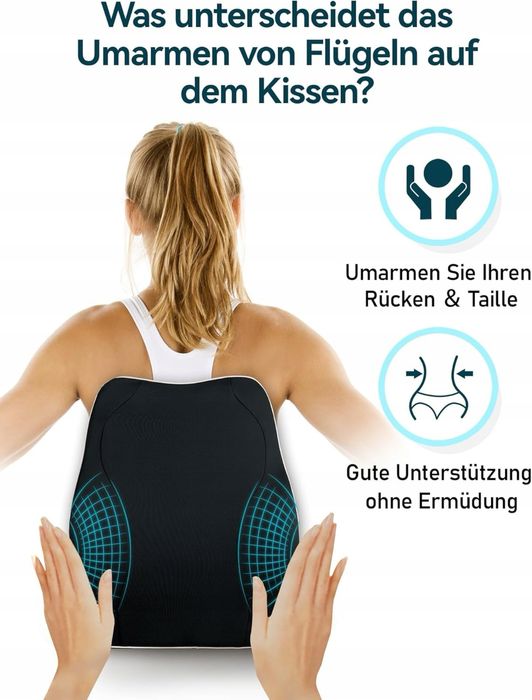 Ergonomiczna poduszka pod plecy z pianki memory