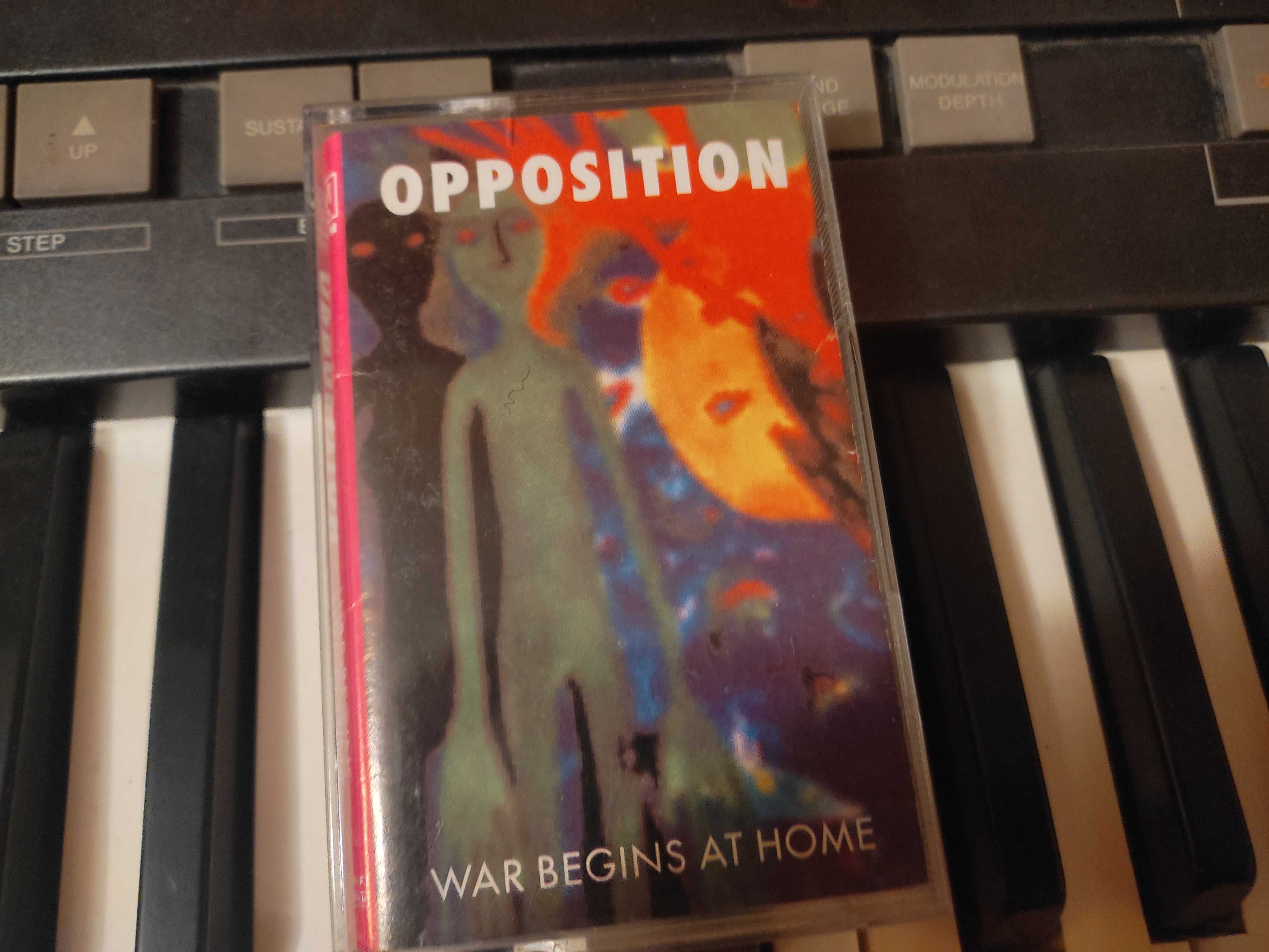 Opposition war begins at home kaseta magnetofonowa audio