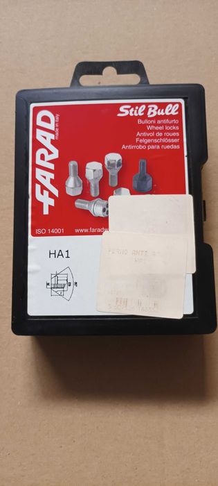 Pernos de segurança para jantes (Still BuLL FARAD) - Ref. HA1