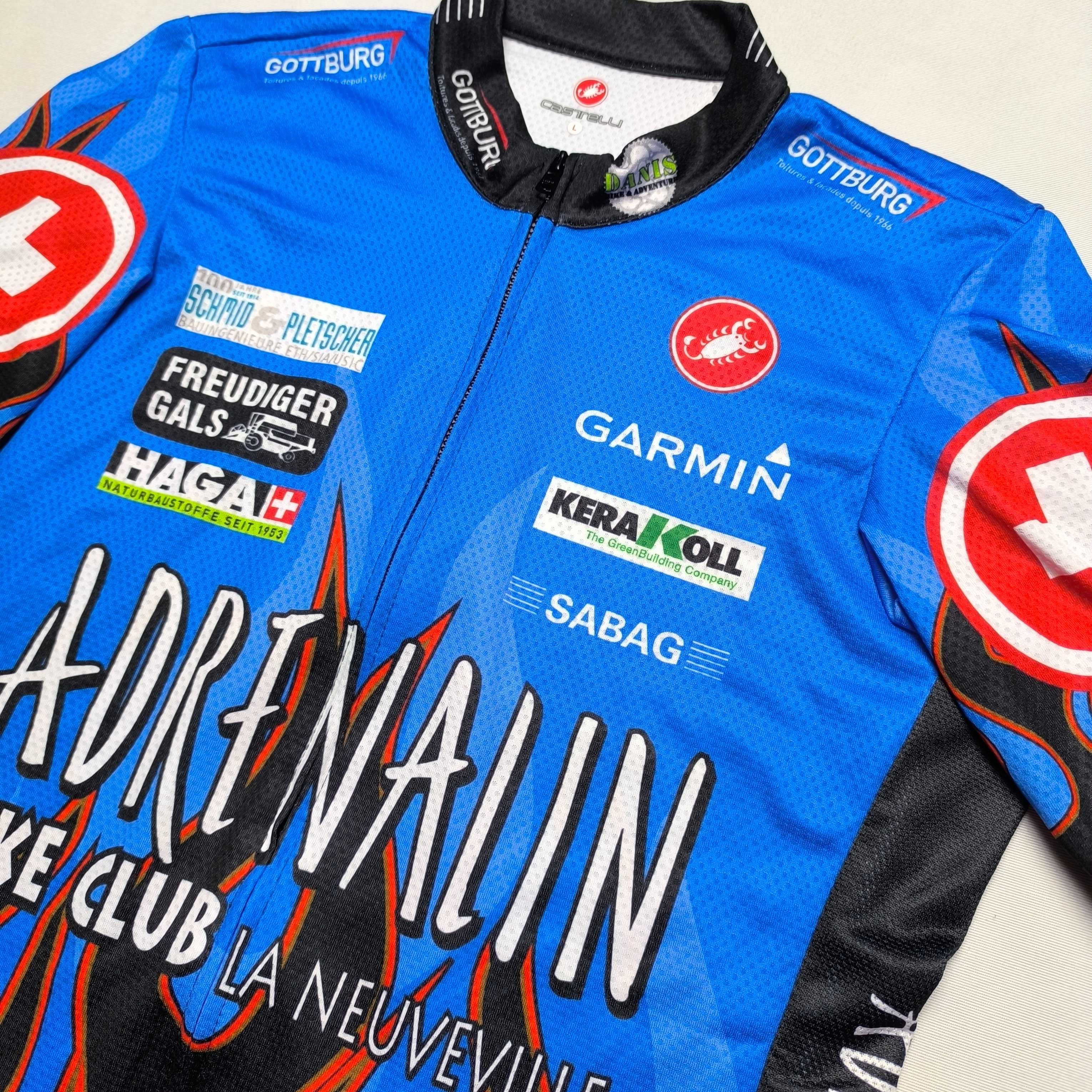 Castelli Garmin велоджерсі велофутболка