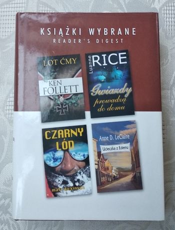 Książki Wybrane Reader's Digest Lot Ćmy, Czarny Lód itd.