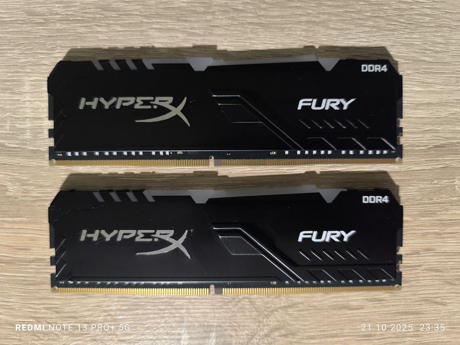 Pamięć RAM RGB DDR4 16GB (2x8) 3200 CL16 Kingston HyperX Fury RGB
