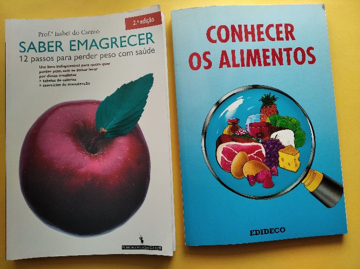 Livros sobre alimentação e dietas