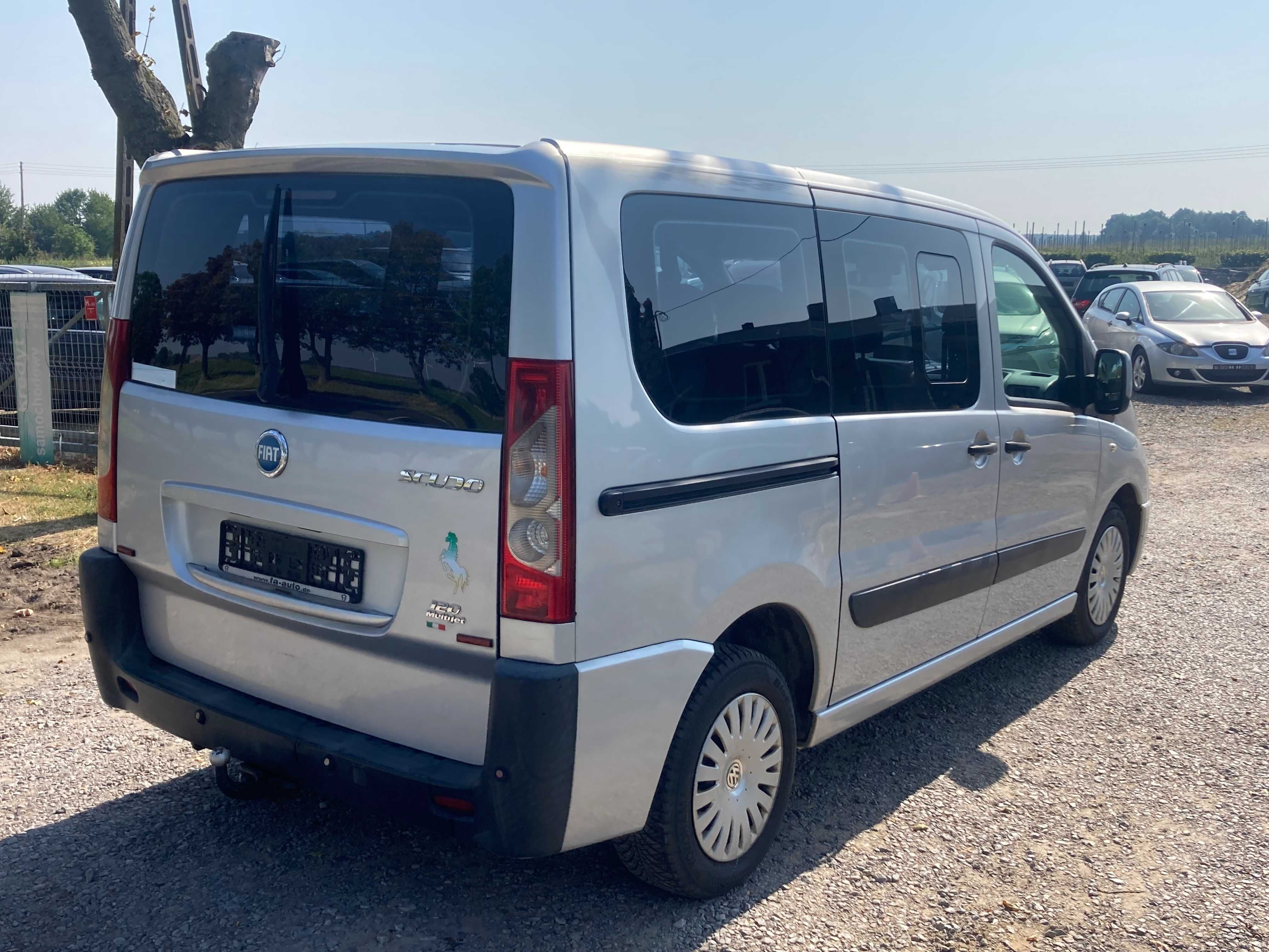 Fiat Scudo 2007r 2.0d 126km  9-Osobowy Sprowadzony Opłacony