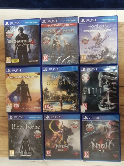 Gry na PS4 Play station 4 różne