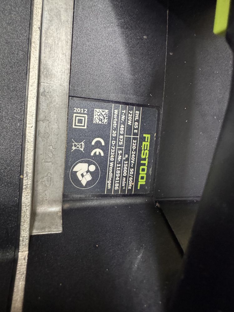 Festool EHL 65 E рубанок Фестул професійний