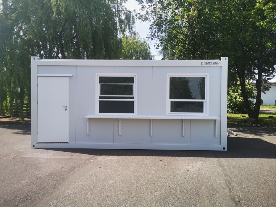 Kontener biurowy kontener budowlany stróżówka pawilon