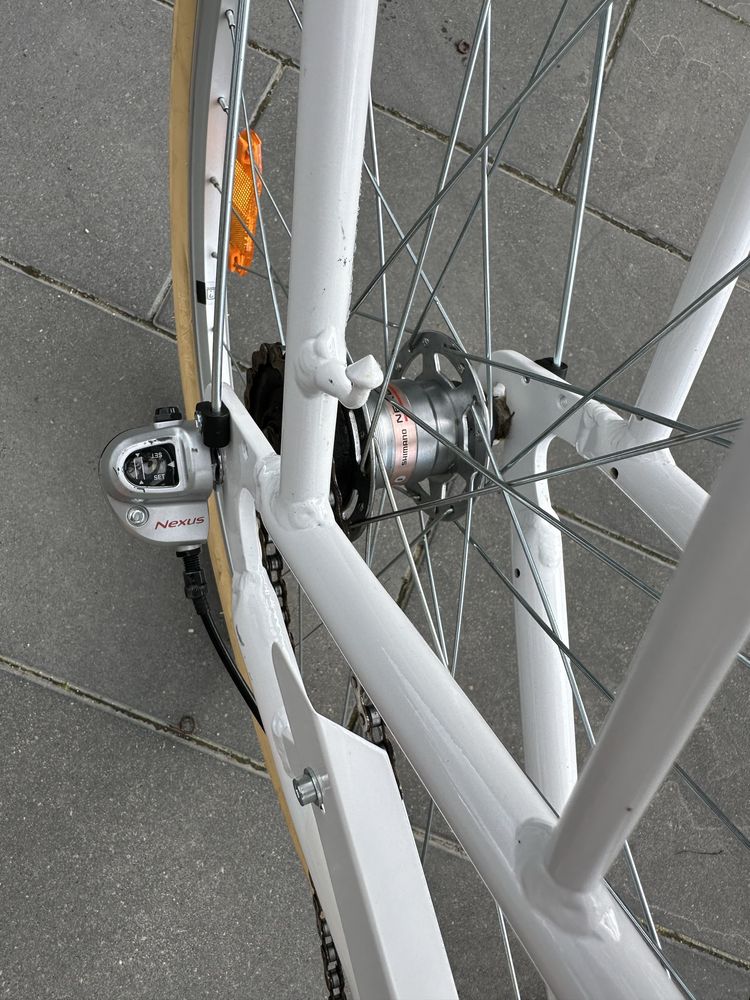 Rower aluminiowy Le Grand Lille 3 koła 26 biały miętowy