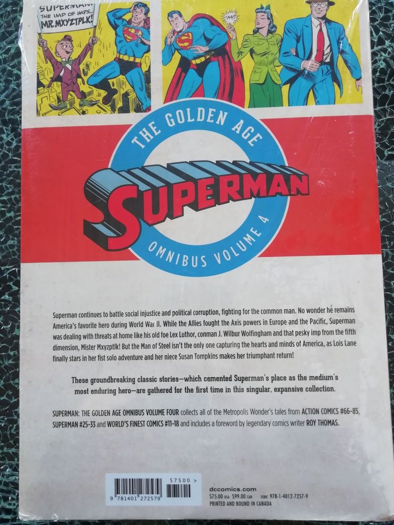 Superman Golden Age omnibus vol 4 Dc comics banda desenhada