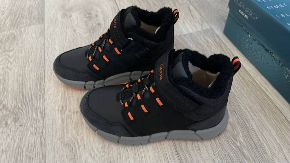 Geox Flexyper мембрана Amphibiox шкіряні демі черевики  28 р