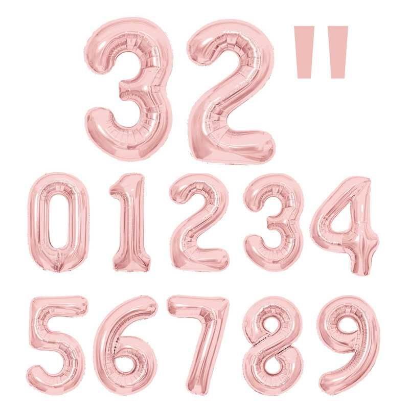 Надувні цифри кульки на День народження чи ювілей шарік кулька