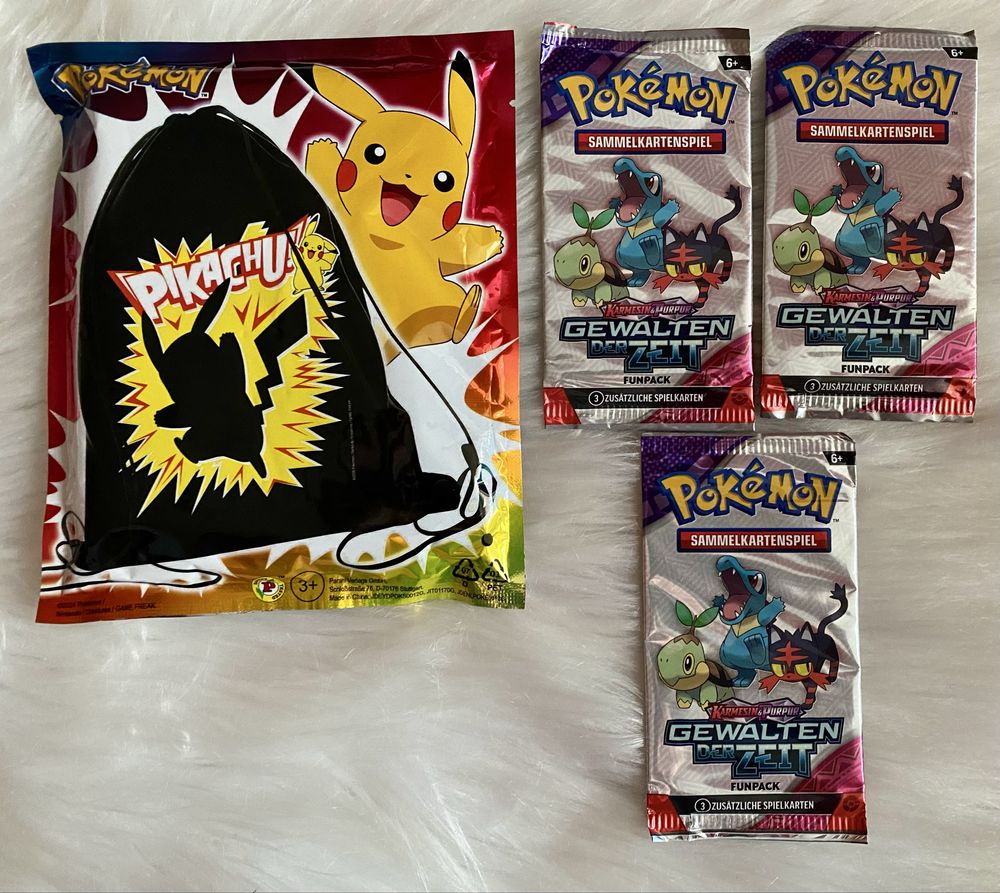 Worek na obuwie Pokémon + 3 saszetki Pokémon