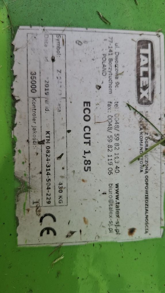 Kosiarka rotacyjna Talex Eco Cut 185