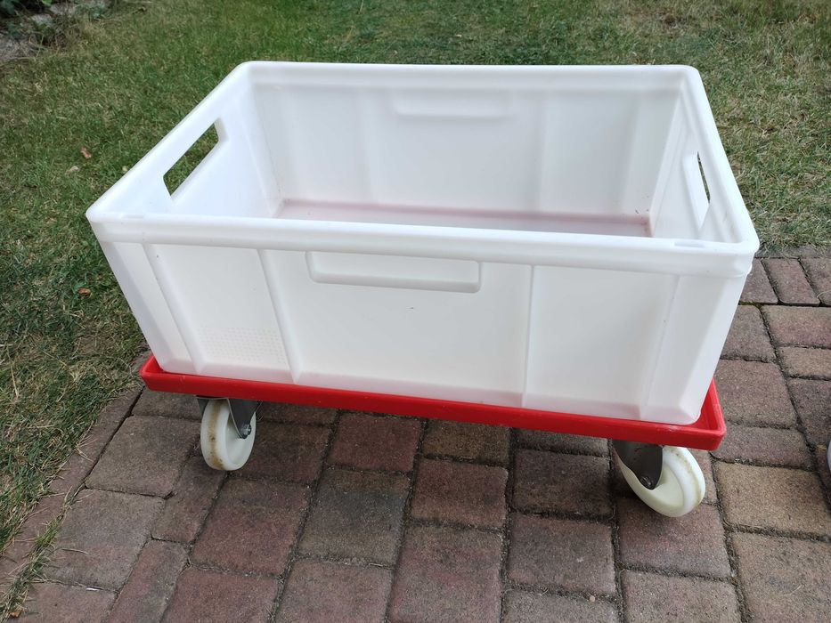 Wózek transportowy+ skrzynka+pokrywa