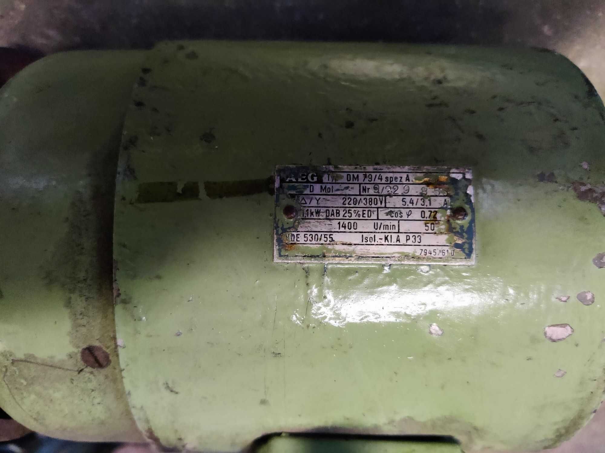Motor Industrial, elétrico, trifásico, AEG, 50HZ