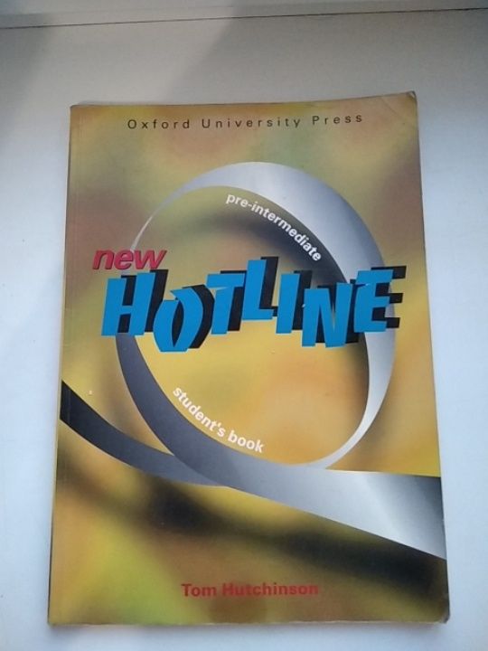 Книга учебник New Hotline students book pre-intermediate