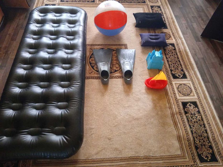 płetwy materac dmuchany piłka plażowa zabawki rowerowe akcesoria