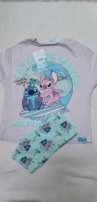 Komplet next t shirt spodenki kolarki 116 lilo Stitch