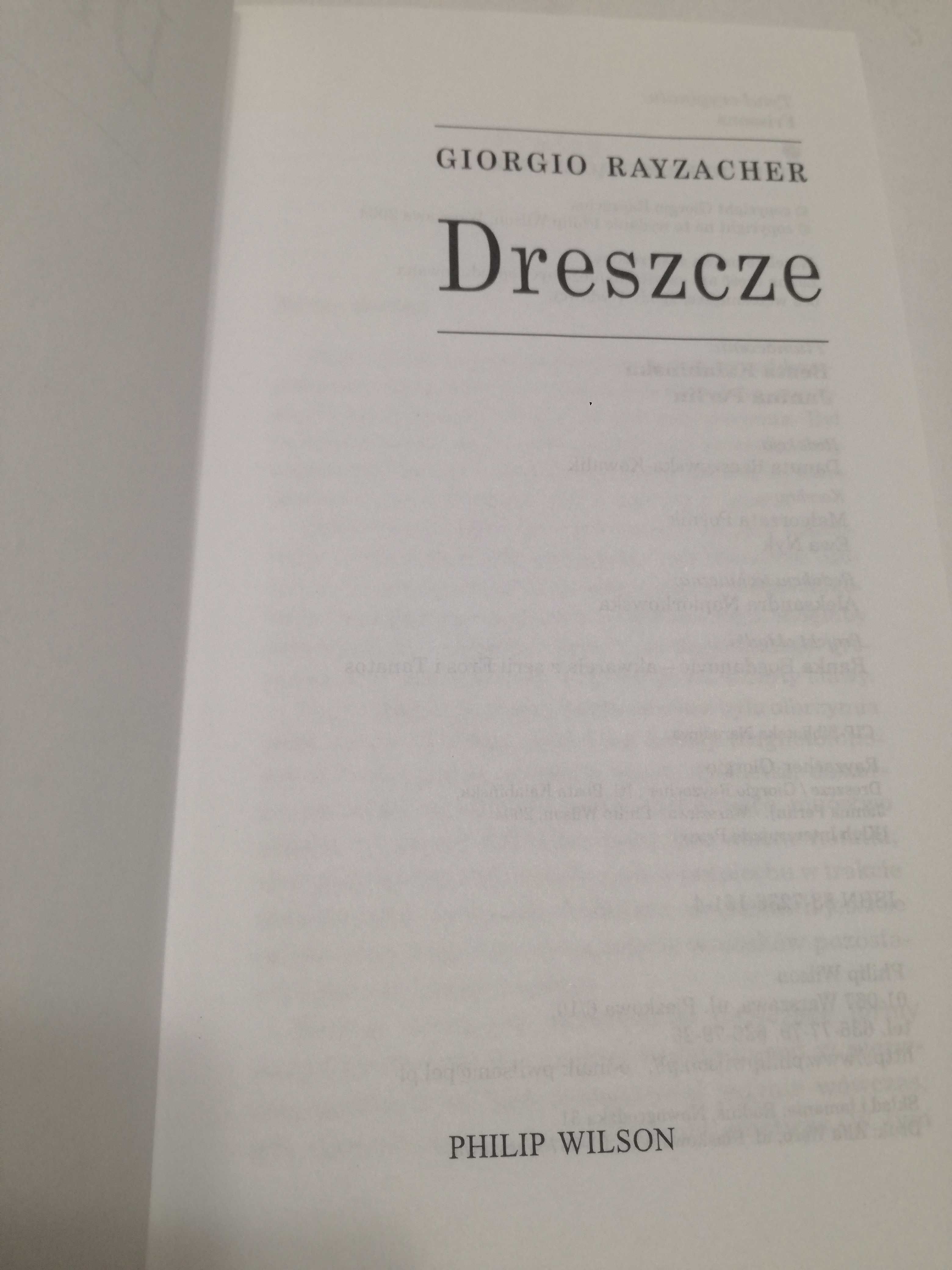 Giorgio Rayzacher. Dreszcze