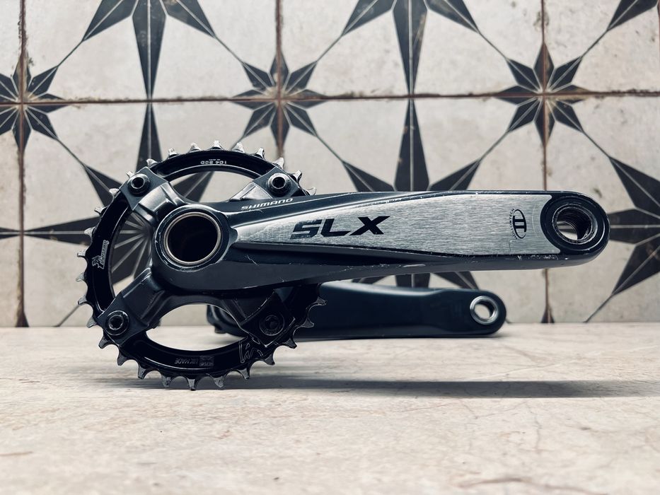 Kultowa korba Shimano SLX FC-M665 170 z blatem Superstar Raptor UK 32T