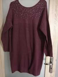 Sweterkowa tunika - krótka sukienka