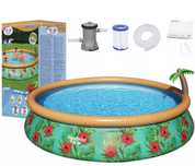 Bestway duży basen rozporowy 457x84 cm pompa  FILTR