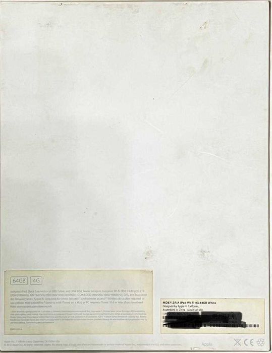 Apple iPad 3ª geração 64g cartão SIM + Wi-Fi muito bom estado na caixa