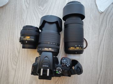 Nikon d5600 plus 3 doskonałe obiektywy